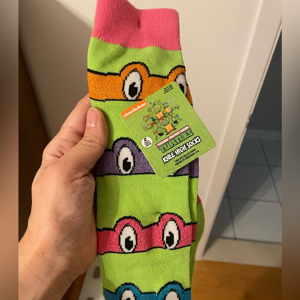TMNT high knee socks
